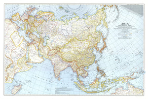 Asia, And Adjacent Areas Map 1942