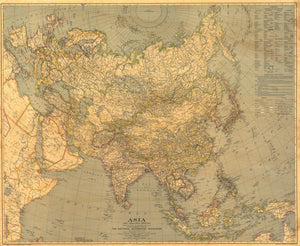 Asia Map 1933