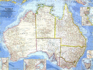 Australia Map 1963