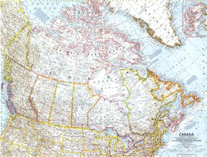 Canada Map 1961