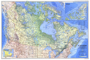 Canada Map 1985