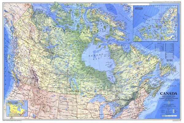 Canada Map 1985 Maps.com