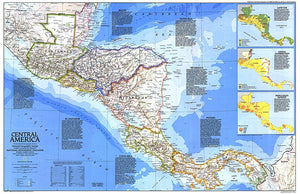 Central America Map 1986