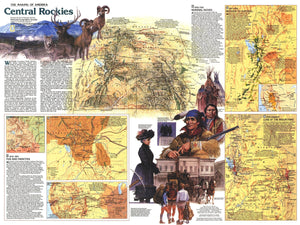 Central Rockies Map 1984 Side 2