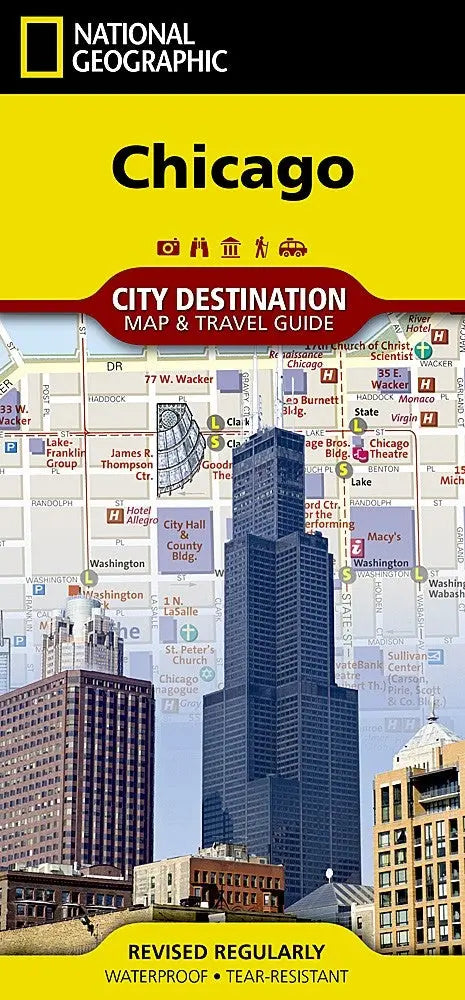 National Geographic Chicago, Illinois Street Map Eastview