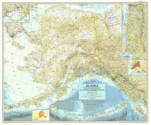 Alaska Map 1956