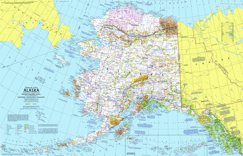 Alaska Map 1975 Side 1 Maps.com