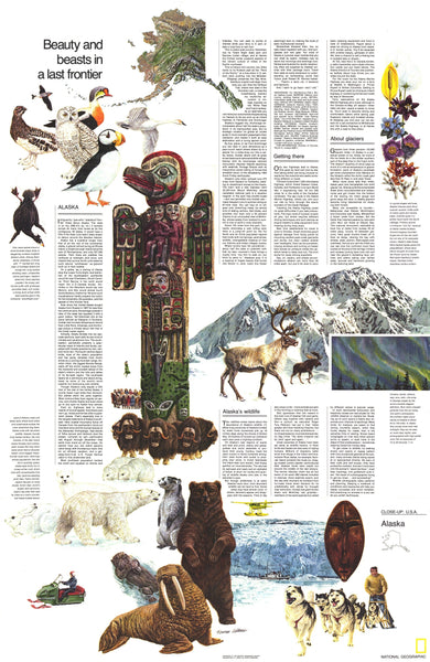 Alaska Map 1975 Side 2 Maps.com