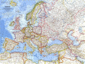 Europe Map 1962