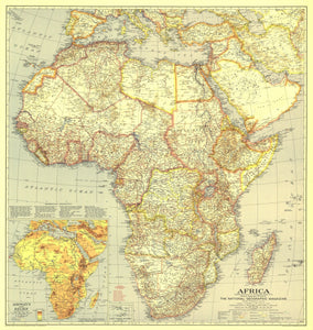 Africa Map 1935