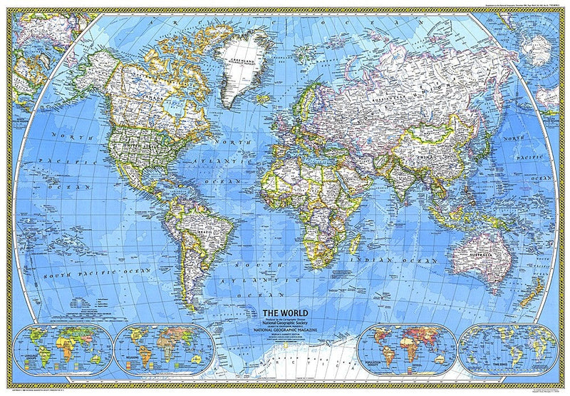 World Map 1981 Maps.com