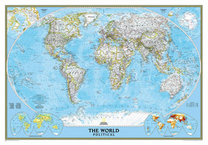 National Geographic Classic World Wall Map