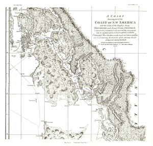 Coast Of Northwest America Map 1899 