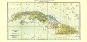 Cuba Map 1906 Side 1