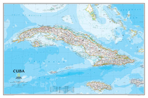 National Geographic Cuba Map
