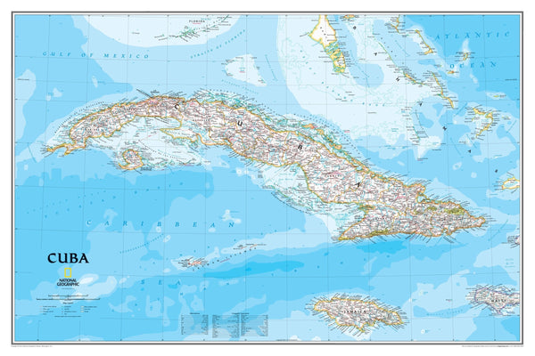 National Geographic Cuba Map Maps.com