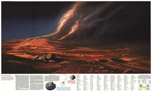Dusty Face Of Mars Map 1973