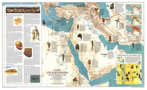 Early Civilizations In The Middle East Map 1978