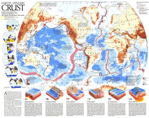 Earths Dynamic Crust Map