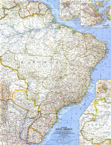 Eastern South America Map 1962