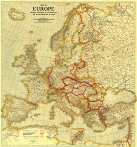 Europe Map 1921
