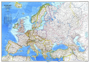Europe Map 1983