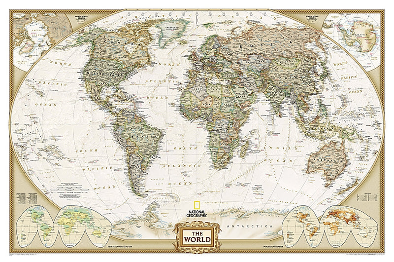 National Geographic Executive World Wall Map Eastview