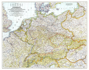 Germany And Its Approaches Map 1938-39
