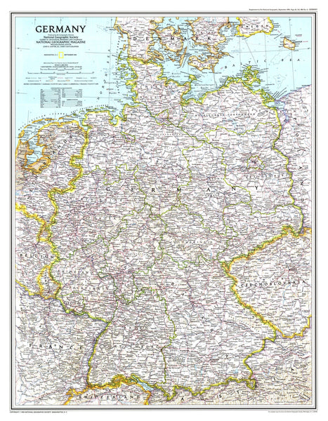 Germany Map 1991 Maps.com
