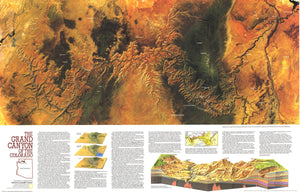 Grand Canyon Of Colorado Map 1978