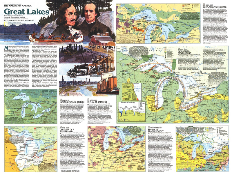 Great Lakes Map 1987 Side 2 Maps.com