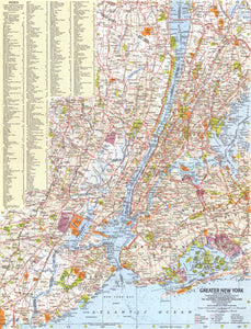 Greater New York Map 1964