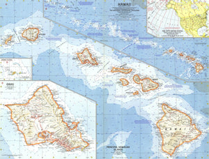 Hawaii Map 1960