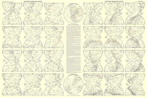 Heavens Map 1957 Side 2 Maps.com