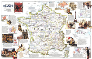 Historical France Map 1989