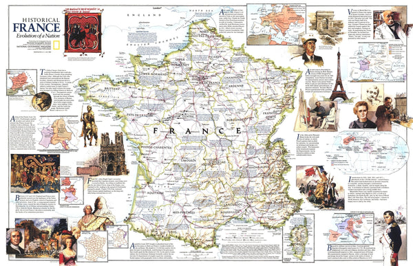 Historical France Map 1989 Maps.com