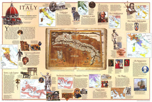 Historical Italy Map 1995