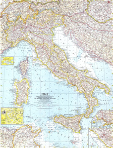 Italy Map 1961