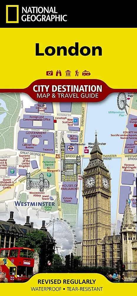 National Geographic London, England Destination Map Eastview