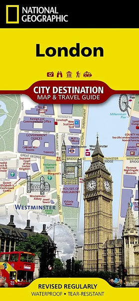 National Geographic London, England Destination Map Eastview