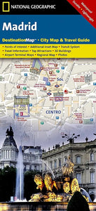 National Geographic Madrid Destination Map