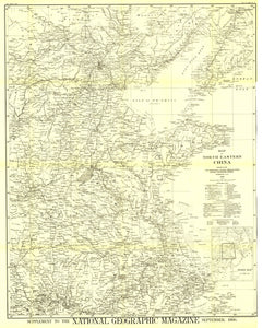 Map Of North Eastern China Map 1900
