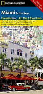 National Geographic Miami, FL and Keys Destination Map