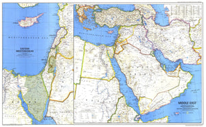 Middle East Map 1978