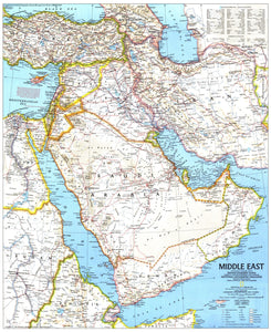 Middle East Map 1991