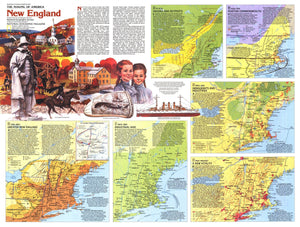 New England Map 1987 Side 2