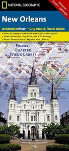 National Geographic New Orleans, LA Destination Map