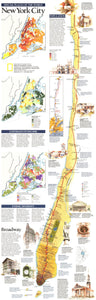 New York City Map 1990