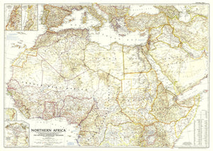 Northern Africa Map 1954