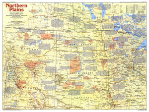 Northern Plains Map 1986 Side 1
